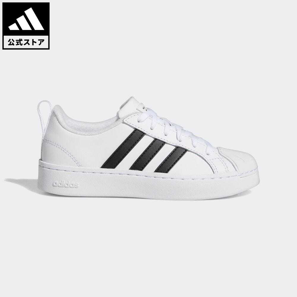 【公式】アディダス adidas 返品可 ストリートチェック / Streetcheck スポーツウェア キッズ／子供用 シューズ・靴 スニーカー 白 ホワイト GY8305 テニスシューズ whitesneaker ローカットのサムネイル