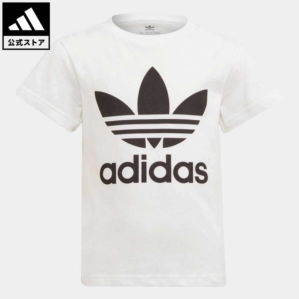 アディダス adidas 返品可 TREFOIL TEE オリジナルス キッズ／子供用 ウェア・服 トップス Tシャツ 白 ホワイト H25246 半袖 rabty p0517