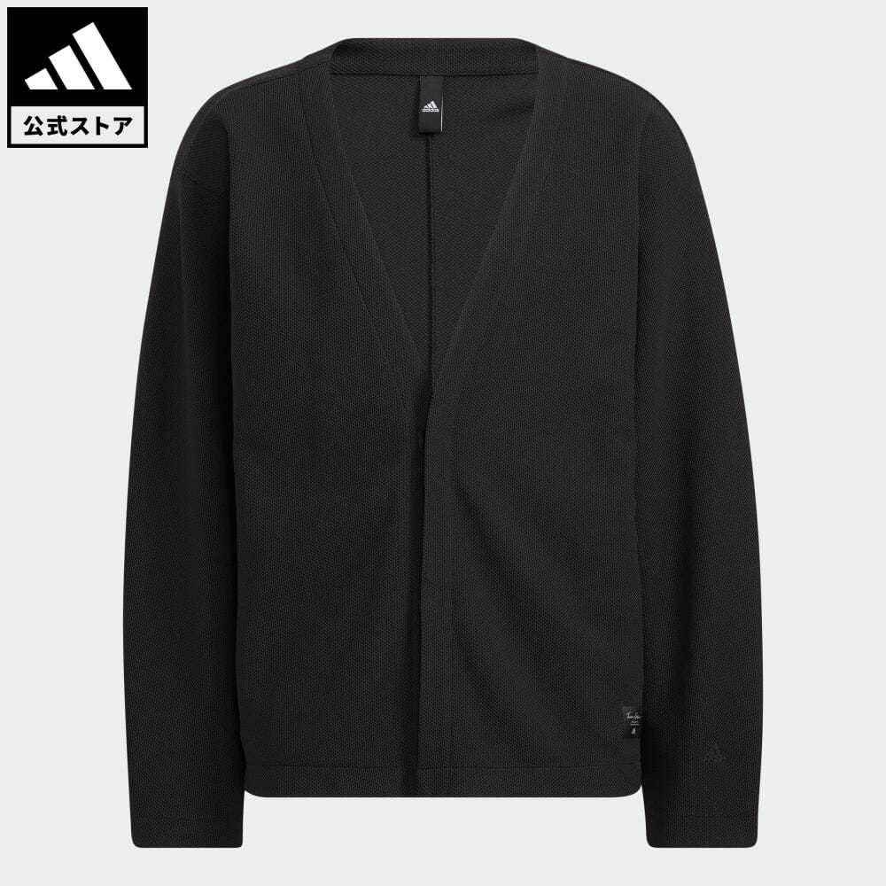 【公式】アディダス adidas 返品可 ID2 カーディガンスウェットシャツ メンズ ウェア・服 トップス スウェット（トレーナー） 黒 ブラック HC9999