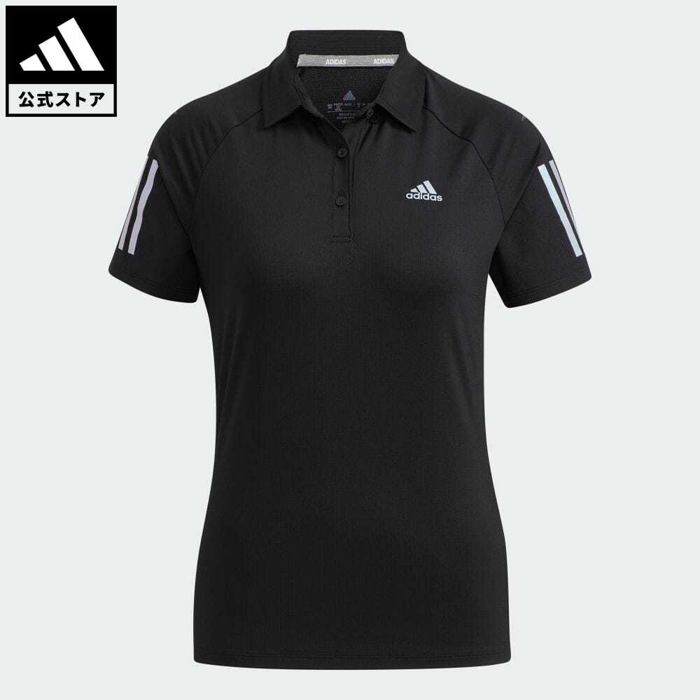 【50%OFF 2/15-2/20】 【公式】アディダス adidas 返品可 ゴルフ スリーストライプス 半袖ストレッチボタンダウンシャツ レディース ウェア・服 トップス ポロシャツ 黒 ブラック HB3629 Gnotのサムネイル