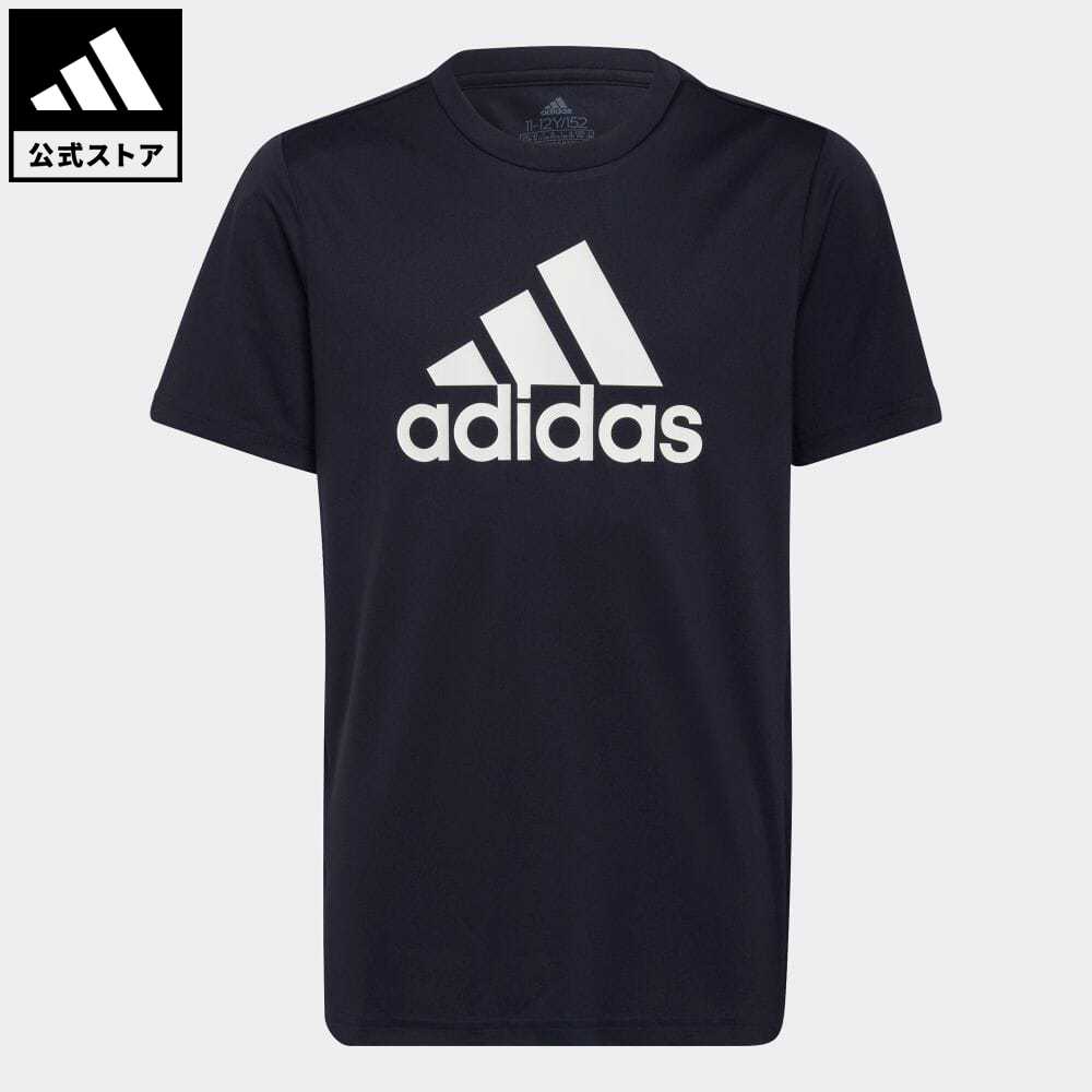 【20%OFF】 【公式】アディダス adidas 返品可 アディダス デザインド トゥ ムーブ ビッグロゴ 半袖Tシャツ / adidas Designed To Move Big Logo Tee スポーツウェア キッズ／子供用 ウェア・服 トップス Tシャツ 青 ブルー HE9331 半袖のサムネイル