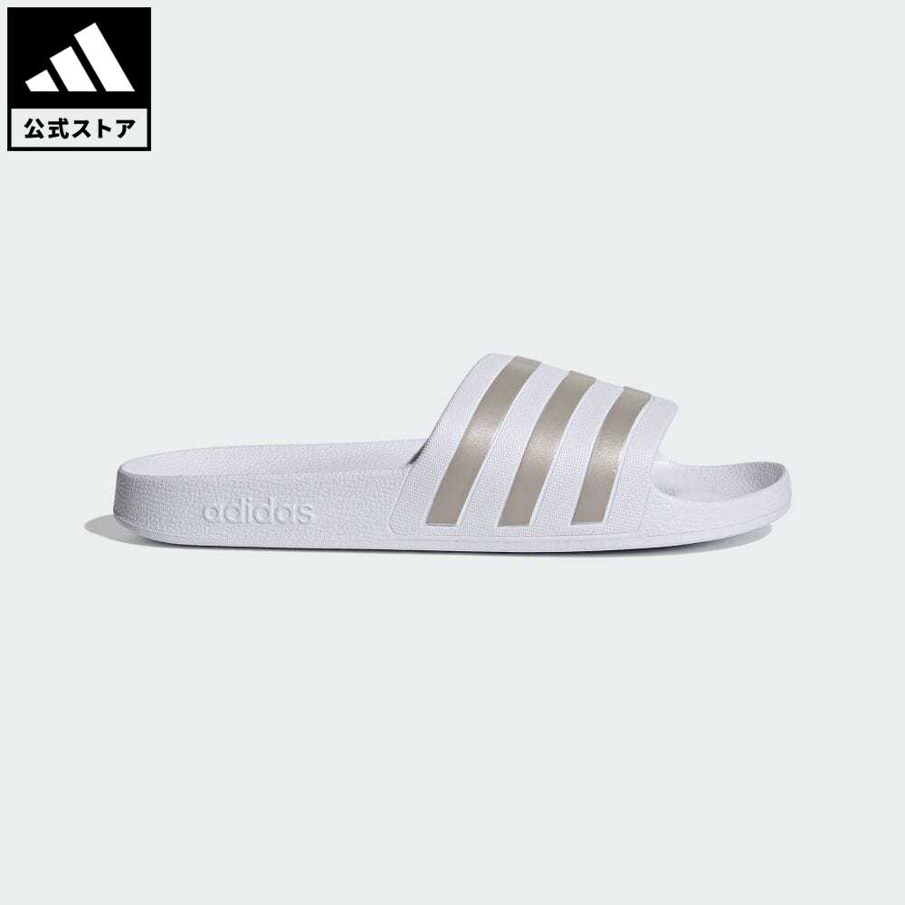【公式】アディダス adidas 返品可 アディレッタ アクア サンダル / Adilette Aqua Slides スポーツウェア メンズ レディース シューズ・靴 サンダル Slide / スライド 白 ホワイト EF1730 whitesneaker ポイント20倍対象のサムネイル