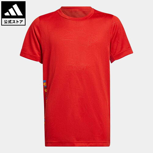【公式】アディダス adidas 返品可 adidas × LEGO プレー 半袖Tシャツ キッズ／子供用 ウェア・服 トップス Tシャツ 赤 レッド HB9880 半袖 eoss22ss