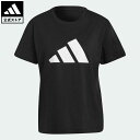 アディダス 【公式】アディダス adidas 返品可 アディダス スポーツウェア フューチャー アイコン 半袖Tシャツ スポーツウェア レディース ウェア・服 トップス Tシャツ 黒 ブラック HE0302 半袖