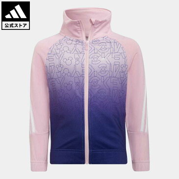 【公式】アディダス adidas 返品可 adidas × Disney ミッキーマウス カバーアップ キッズ/子供用 ウェア・服 トップス ジャージ ピンク HF1875