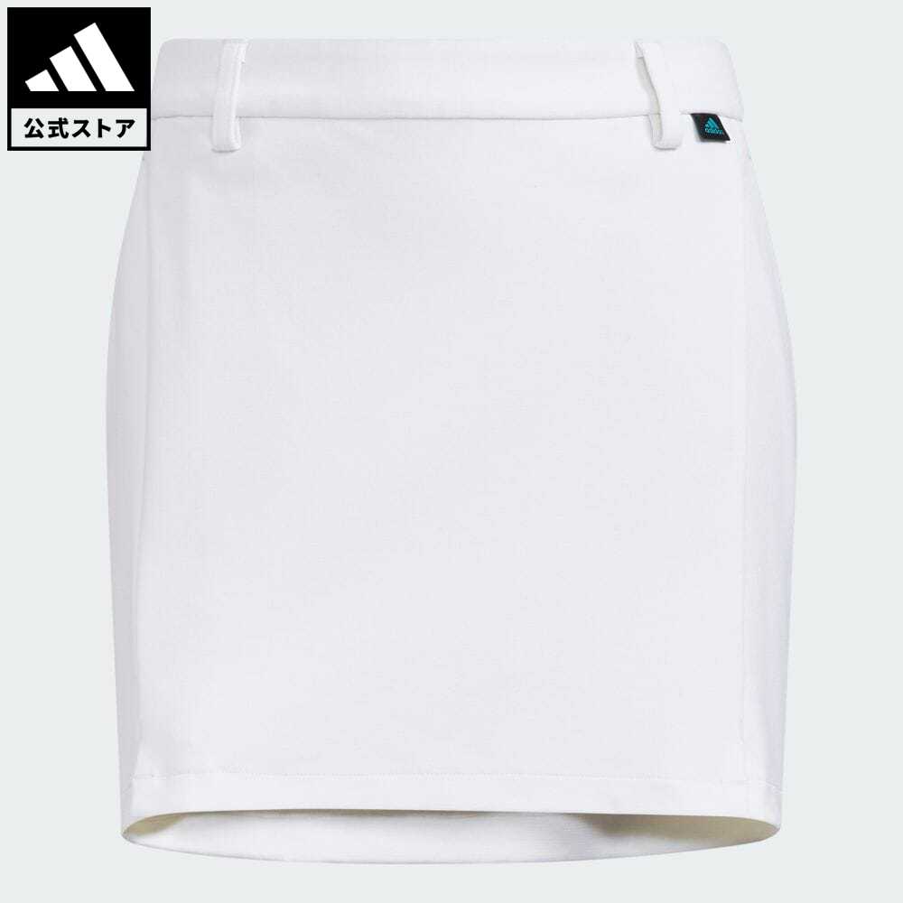 【公式】アディダス adidas 返品可 ゴルフ PLAY GREEN フロントスリット ポンチスカート レディース ウェア・服 ボトムス スカート 白 ホワイト HA3303 Gnot