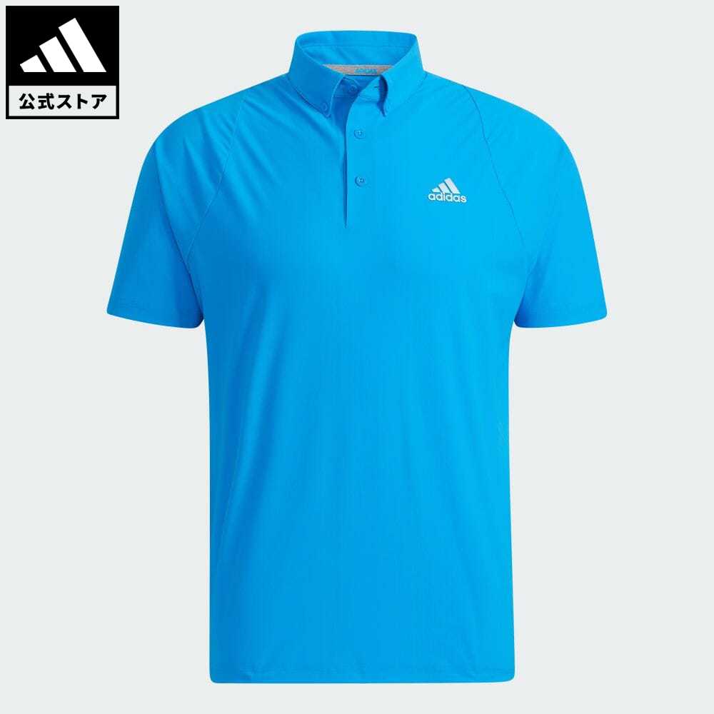 アディダス ポロシャツ メンズ 【公式】アディダス adidas 返品可 ゴルフ パフォーマンスカッティング 半袖ストレッチボタンダウンシャツ メンズ ウェア・服 トップス ポロシャツ 青 ブルー HB3642 Gnot