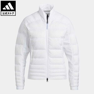 【公式】アディダス adidas 返品可 ゴルフ ポインテッドダウン 保温 長袖フルジップダウンジャケット レディース ウェア・服 アウター ダウン 白 ホワイト GT3366 ダウンジャケット