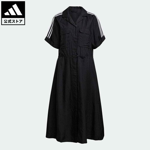 【公式】アディダス adidas 返品可 ユーティリティドレス オリジナルス レディース ウェア・服 オールインワン ワンピース 黒 ブラック H15785