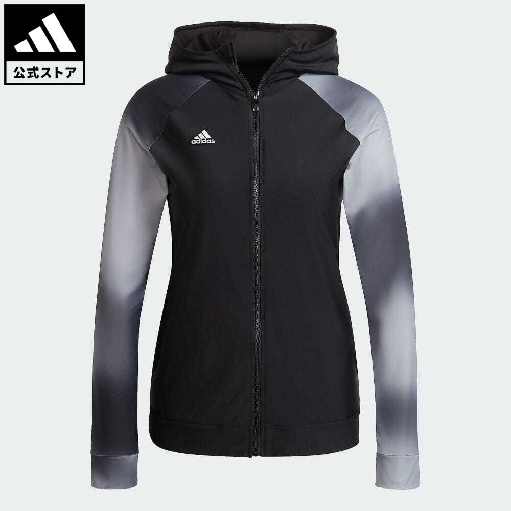 【公式】アディダス adidas 返品可 水泳 長袖 カバーアップ レディース ウェア・服 水着 ラッシュガード 黒 ブラック H54151