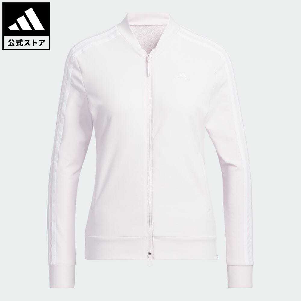 【公式】アディダス adidas 返品可 ゴルフ スリーストライプス 長袖フルジップジャケット レディース ウェア・服 アウター ジャケット ジャージ ピンク HA0208 Gnotのサムネイル