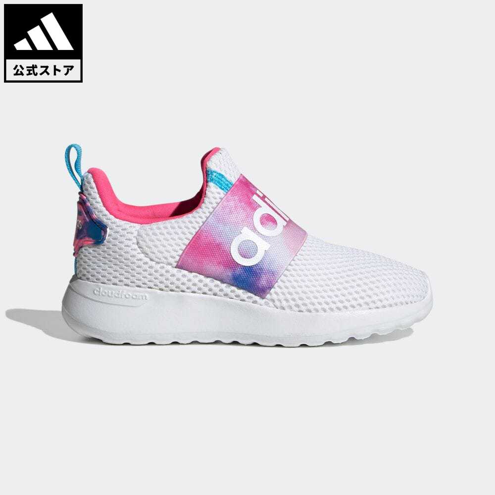 【公式】アディダス adidas 返品可 ランニング ライト レーサー アダプト 4.0 スリッポン / Lite Racer Adapt 4.0 Slip-On スポーツウェア キッズ／子供用 シューズ・靴 スポーツシューズ 白 ホワイト GW4243 ランニングシューズ