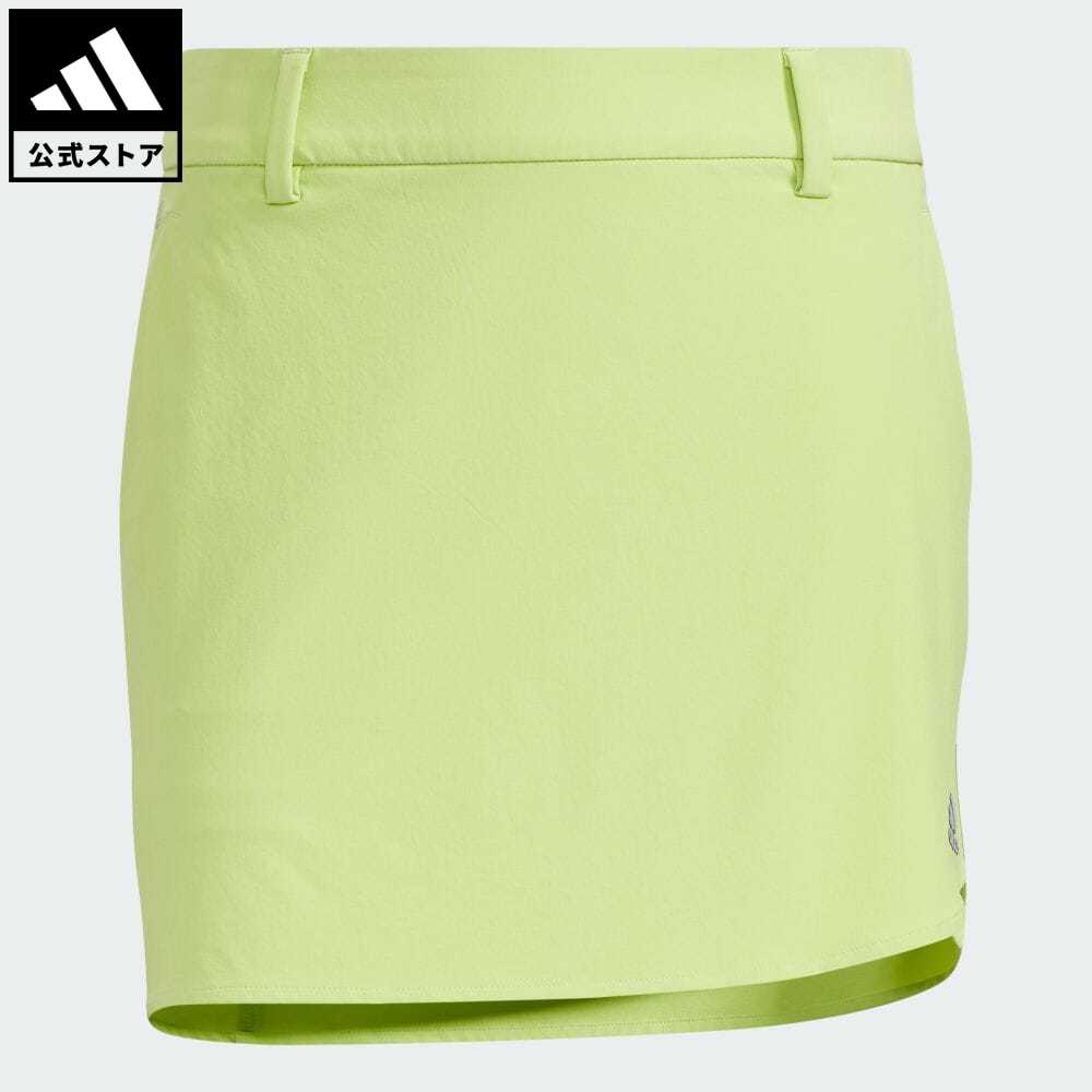【公式】アディダス adidas 返品可 ゴルフ スリーストライプス サイドスリットスカート レディース ウェア・服 ボトムス スカート 緑 グリーン HB3621 Gnot