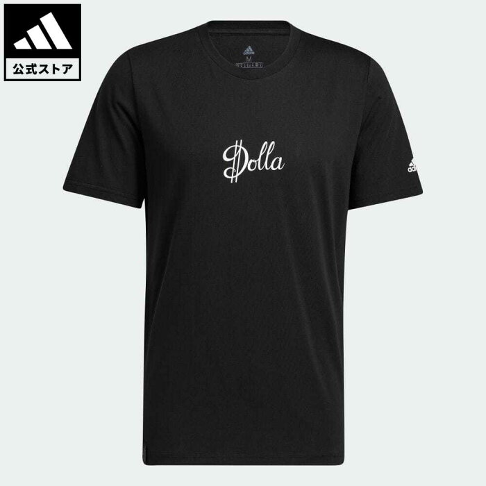 【公式】アディダス adidas 返品可 バスケットボール Dame D.O.L.L.A. Ext Ply 2 Tシャツ メンズ ウェア・服 トップス Tシャツ 黒 ブラック HG4424 半袖