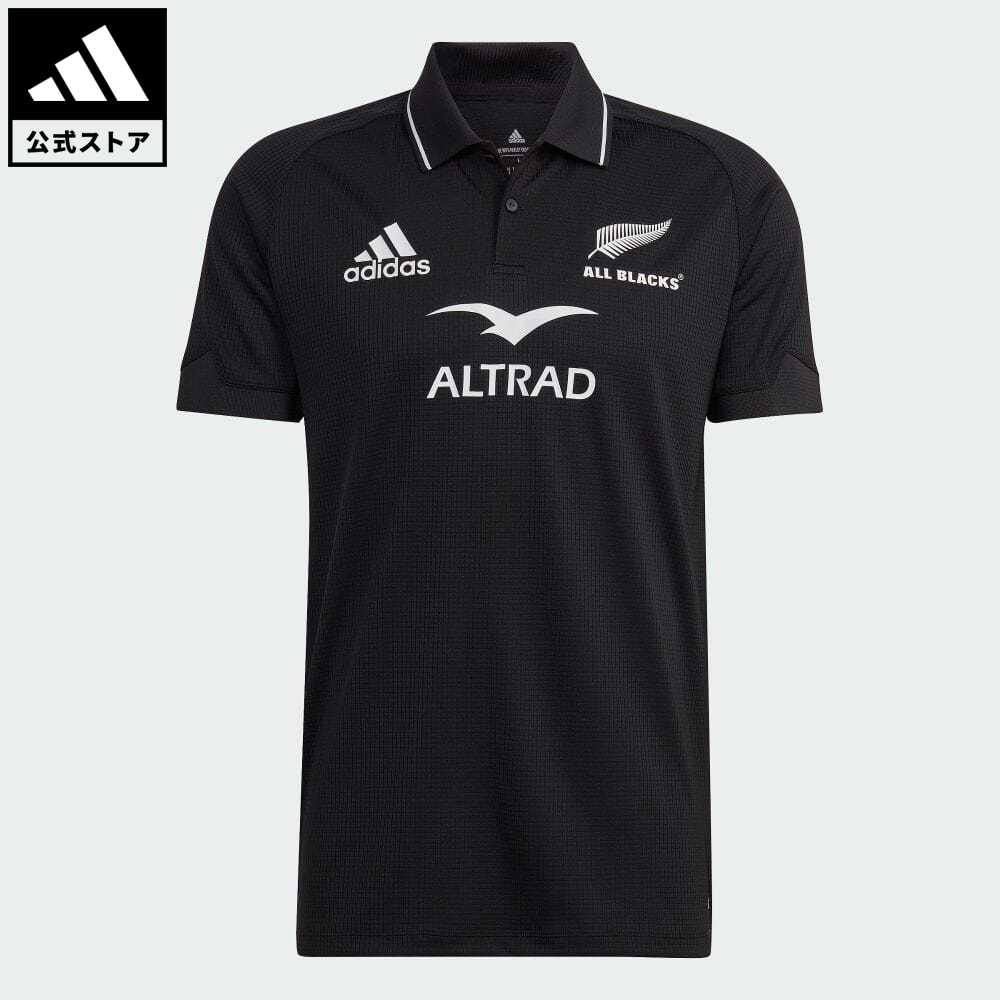 アディダス ポロシャツ メンズ 【公式】アディダス adidas 返品可 ラグビー オールブラックス ラグビー ホーム ポロシャツ メンズ ウェア・服 トップス ユニフォーム 黒 ブラック HG7297