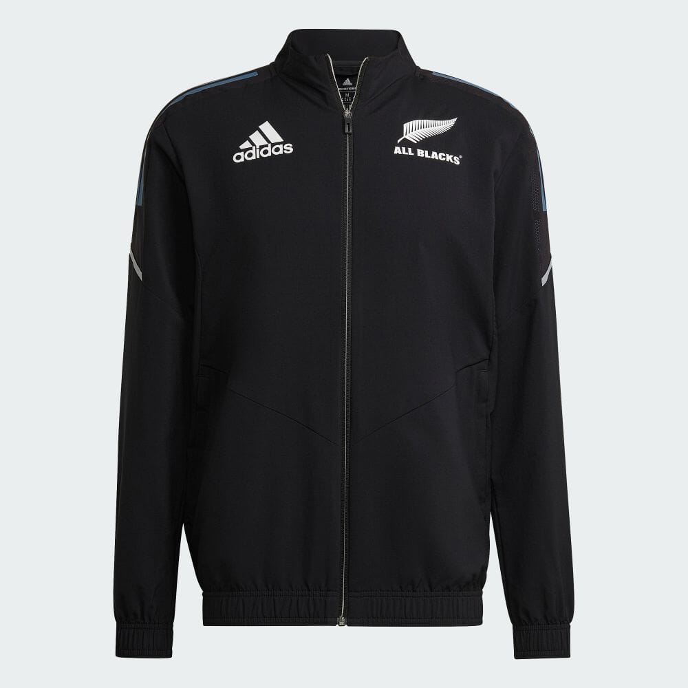 【公式】アディダス adidas 返品可 ラグビー オールブラックス プライムブルー ラグビー プレゼンテーション ジャケット メンズ ウェア・服 アウター ジャケット ジャージ 黒 ブラック HG8338