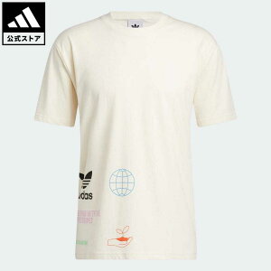 【公式】アディダス adidas 返品可 Made with Nature マルチ ロゴ 半袖Tシャツ オリジナルス メンズ ウェア・服 トップス Tシャツ HI2963 半袖 summershop22