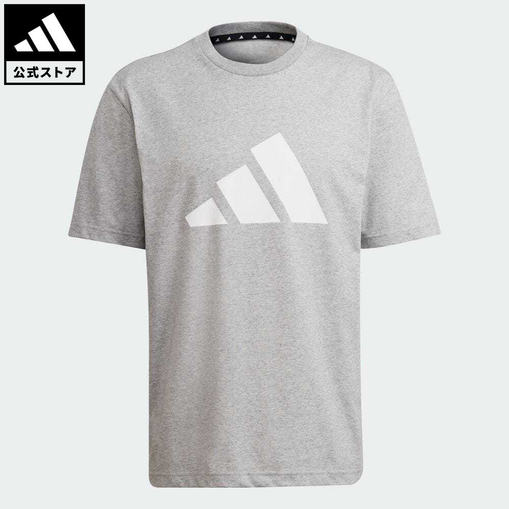 【公式】アディダス adidas 返品可 アディダス スポーツウェア フューチャー アイコンズ ロゴ グラフィック 半袖Tシャツ スポーツウェア メンズ ウェア・服 トップス Tシャツ グレー HA7682 半袖のサムネイル