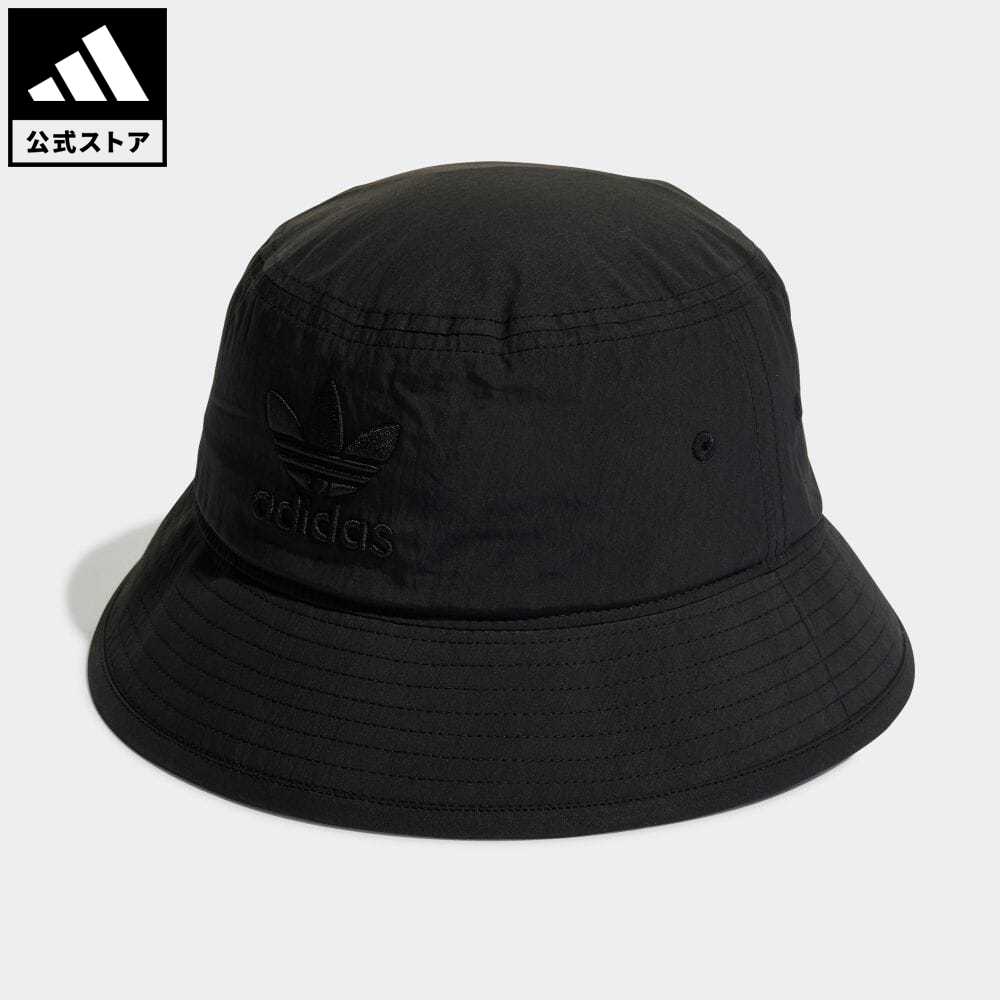 アディダス キャップ メンズ 【公式】アディダス adidas 返品可 アディカラー アーカイブ バケットハット オリジナルス メンズ レディース アクセサリー 帽子 バケットハット 黒 ブラック HL9321