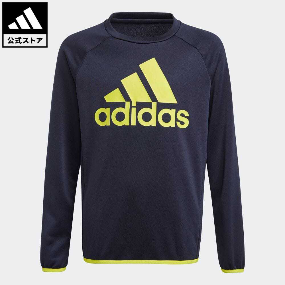 【20%OFFクーポン対象 11/16 10:00〜11/21 23:59】【公式】アディダス adidas 返品可 アディダス デザインド トゥ ムーブ ビッグロゴ スウェットシャツ / adidas Designed To Move Big Logo Sweatshirt スポーツウェア キッズ／子供用 ウェア・服 トップス スウェット（トレのサムネイル