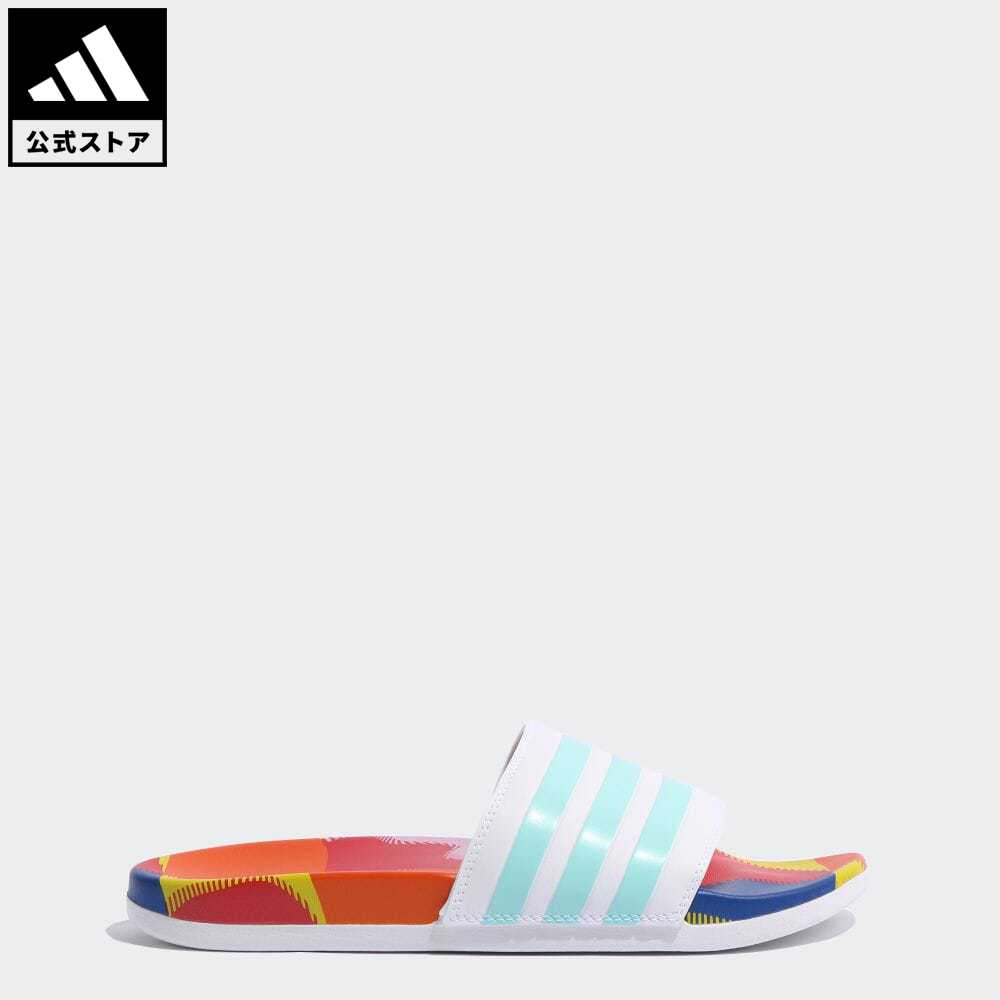 【公式】アディダス adidas 返品可 水泳 アディレッタ コンフォート サンダル / Adilette Comfort Slides スポーツウェア メンズ レディース シューズ・靴 サンダル 白 ホワイト GX7220