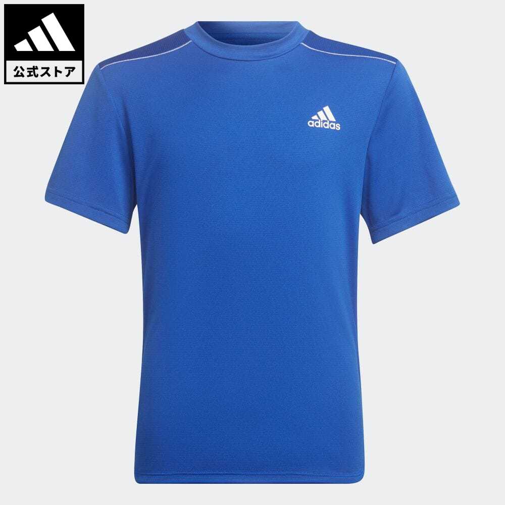 【公式】アディダス adidas 返品可 デザインド フォー スポーツ AEROREADY トレーニング 半袖Tシャツ スポーツウェア キッズ／子供用 ウェア・服 トップス Tシャツ 青 ブルー HM4773 半袖 summershop22のサムネイル