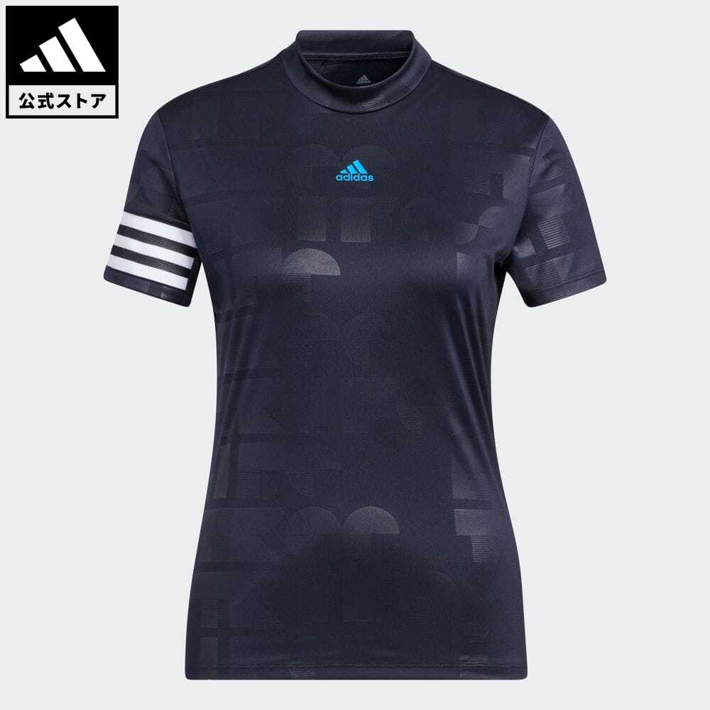 【公式】アディダス adidas 返品可 ゴルフ デボス加工 モックネックシャツ レディース ウェア・服 ト...