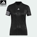 アディダス ポロシャツ レディース 【公式】アディダス adidas 返品可 ゴルフ デボス加工 モックネックシャツ レディース ウェア・服 トップス ポロシャツ 黒 ブラック HM8382 Gnot