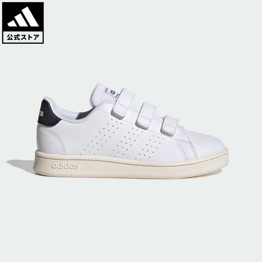 【公式】アディダス adidas 返品可 アドバンコート ライフスタイル 面ファスナー / AdvanCourt Lifestyle H&L スポーツウェア キッズ／子供用 シューズ・靴 スニーカー 白 ホワイト GW6493 テニスシューズ ローカットのサムネイル