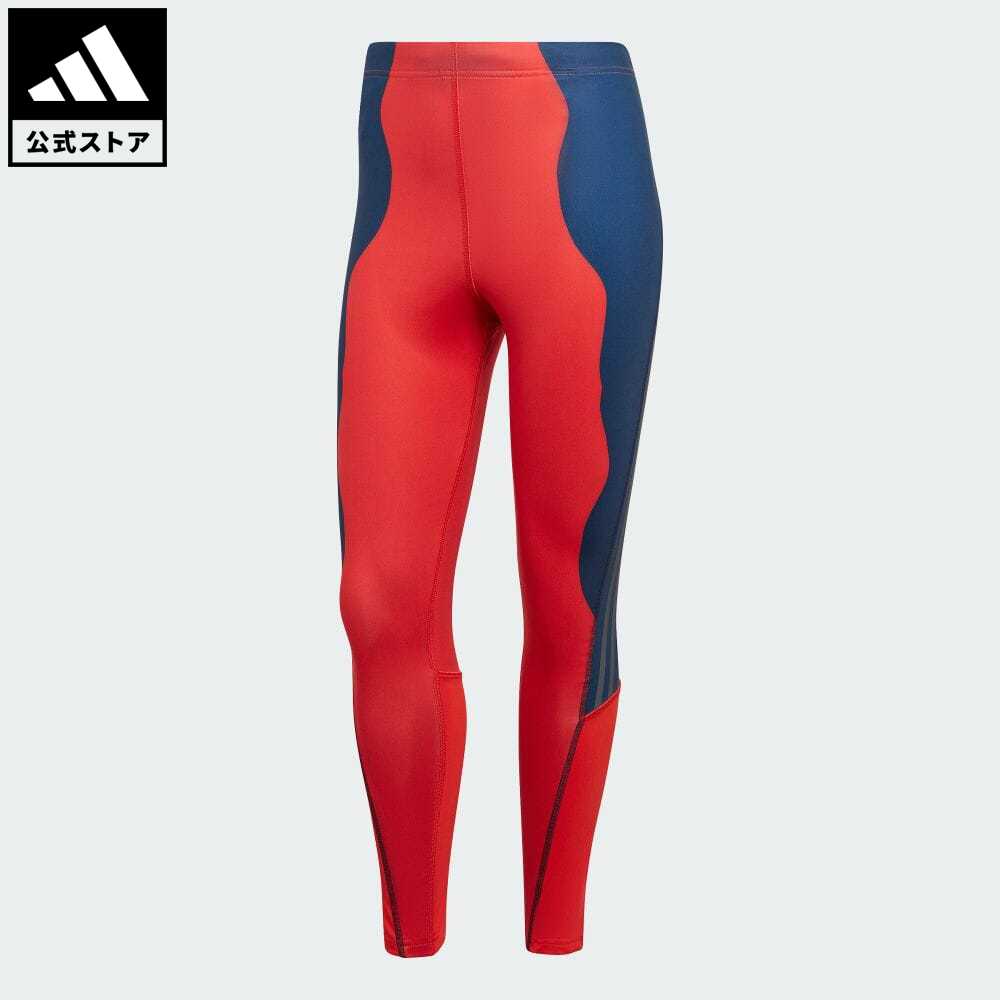 【公式】アディダス adidas 返品可 ランニング マリメッコ ラン アイコン スリーストライプス 7/8丈 ランニングレギンス レディース ウェア・服 ボトムス タイツ・レギンス 赤 レッド HH7320 ランニングウェア スポーツウェア レギンスのサムネイル