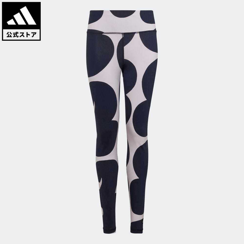 【公式】アディダス adidas 返品可 マリメッコ コットンタイツ スポーツウェア キッズ／子供用 ウェア・服 ボトムス タイツ・レギンス 紫 パープル HM4454 レギンスのサムネイル