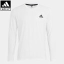 アディダス トップス メンズ 【公式】アディダス adidas 返品可 ジム・トレーニング M D2M FR LG ロングTシャツ メンズ ウェア・服 トップス Tシャツ 白 ホワイト GT5566 ロンt