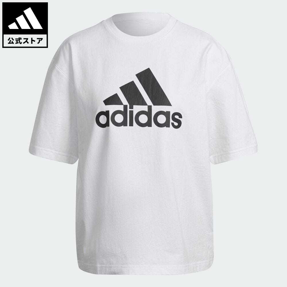 【公式】アディダス adidas 返品可 フューチャー アイコン バッジ オブ スポーツ 半袖Tシャツ スポーツウェア レディース ウェア・服 トップス Tシャツ 白 ホワイト HC6358 半袖 p0517