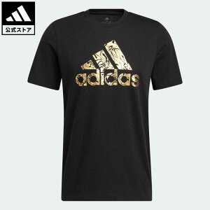 【公式】アディダス adidas 返品可 リキッド フォイル バッジ オブ スポーツ グラフィック 半袖Tシャツ スポーツウェア メンズ ウェア・服 トップス Tシャツ 黒 ブラック HK9157 半袖 summershop22