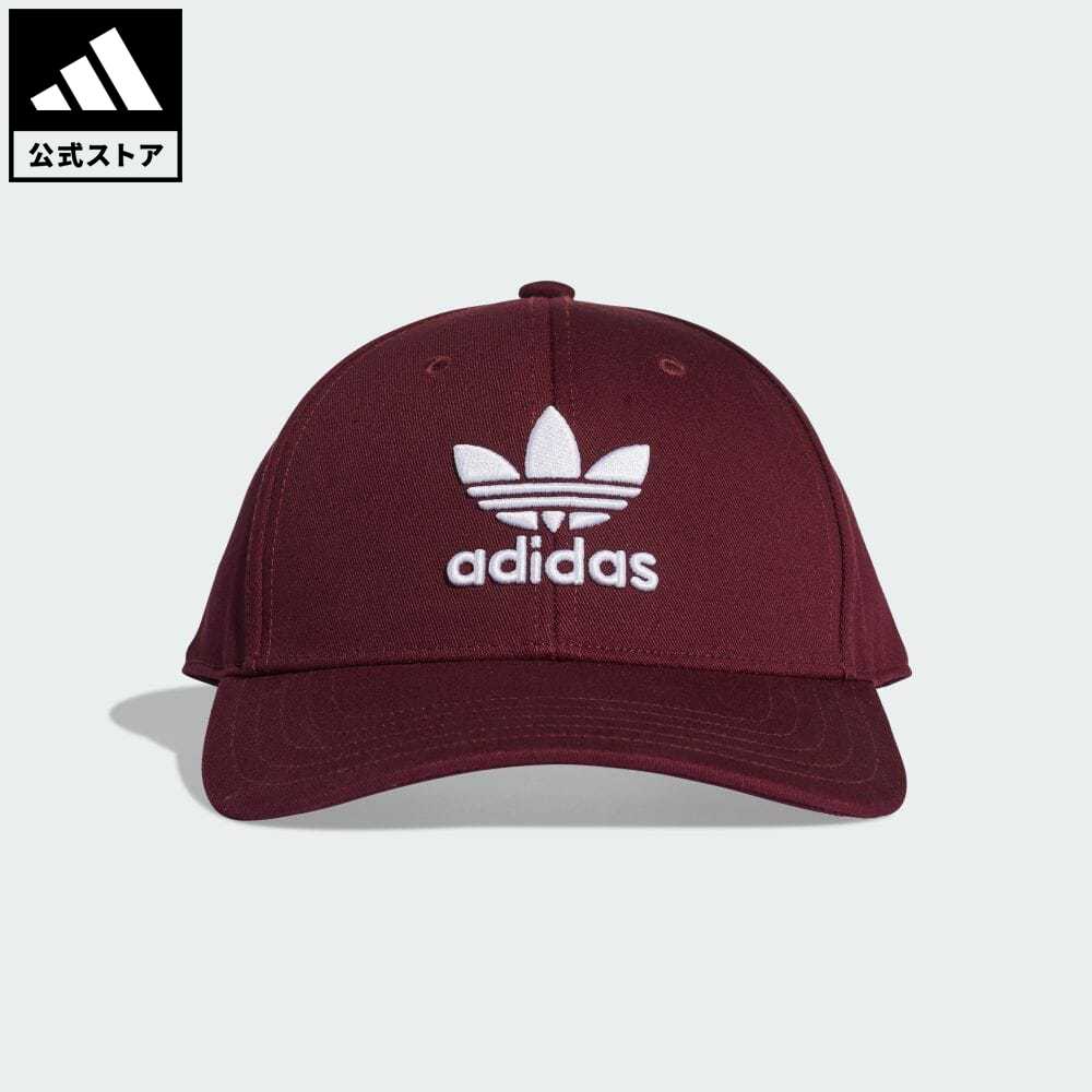 【公式】アディダス adidas 返品可 トレフォイル ベースボールキャップ オリジナルス メンズ レディース アクセサリー 帽子 キャップ 赤 レッド DV0175のサムネイル