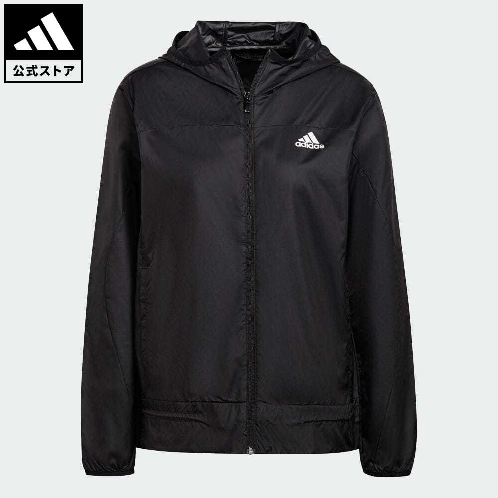【公式】アディダス adidas 返品可 ランニング AEROREADY ロゴ ランニングウインドブレーカー メンズ レディース ウェア・服 アウター ウインドブレーカー 黒 ブラック HD9340 ランニングウェアのサムネイル