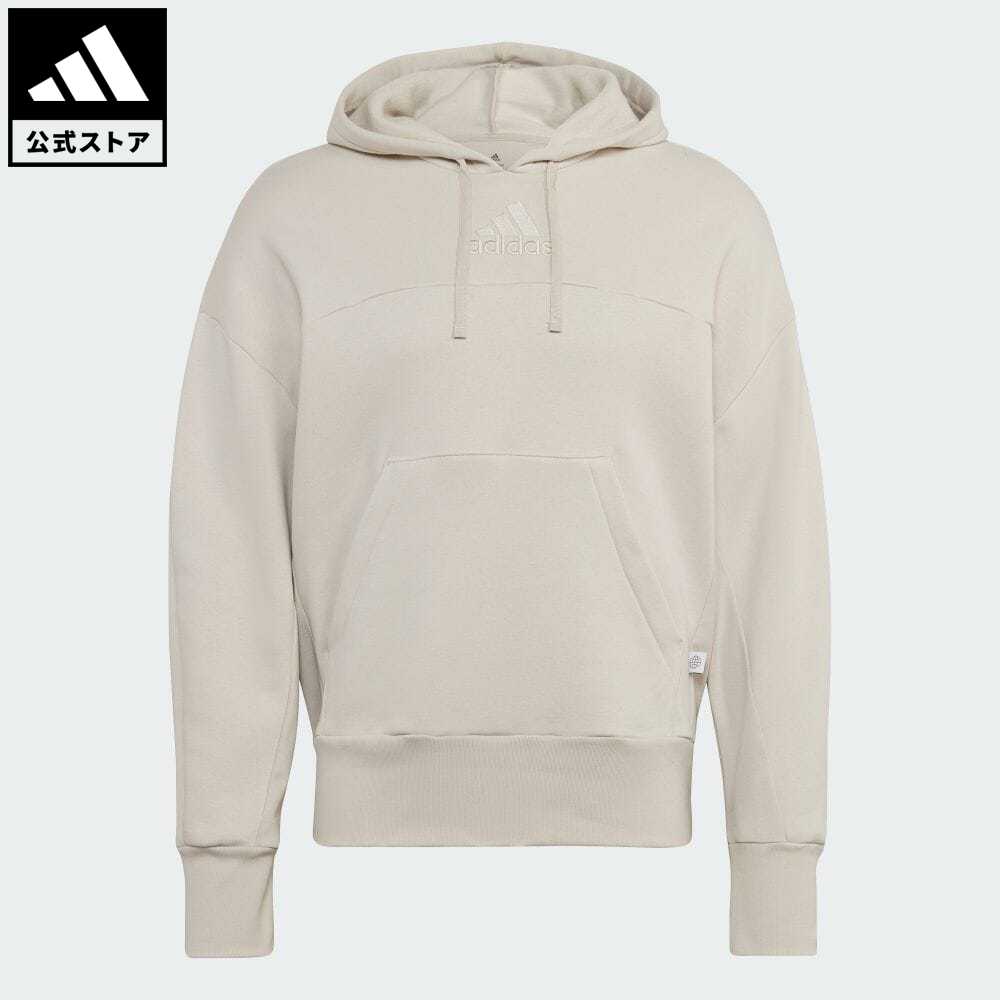 【40%OFF】 【公式】アディダス adidas 返品可 スタジオ ラウンジ フリース パーカー スポーツウェア メンズ ウェア・服 トップス パーカー(フーディー) スウェット（トレーナー） ベージュ HC5881 トレーナーのサムネイル