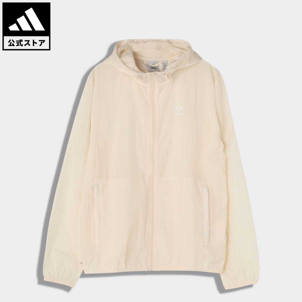【60%OFF】 【公式】アディダス adidas 返品可 アディカラー エッセンシャルズ トレフォイル ウインドブレーカー オリジナルス メンズ ウェア・服 アウター ウインドブレーカー 白 ホワイト HM2834 p1204のサムネイル
