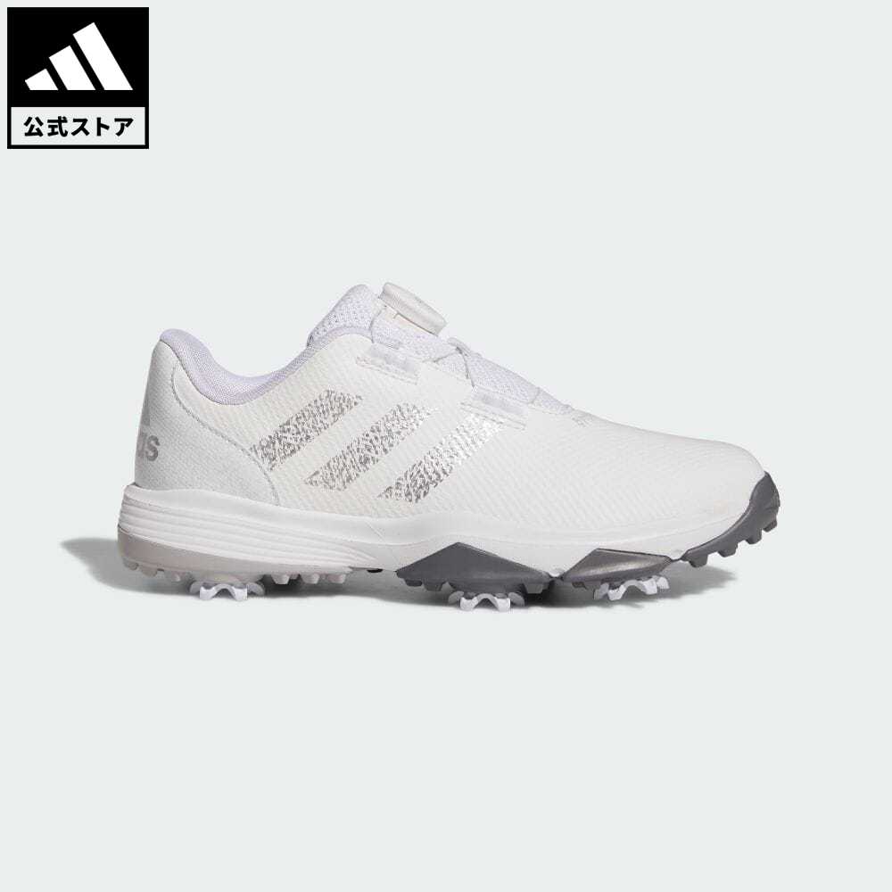 【公式】アディダス adidas 返品可 ゴルフ ジュニア コードカオス22 ボア キッズ／子供用 シューズ・靴 スポーツシューズ 白 ホワイト GX3945 Gnot fd24 父の日