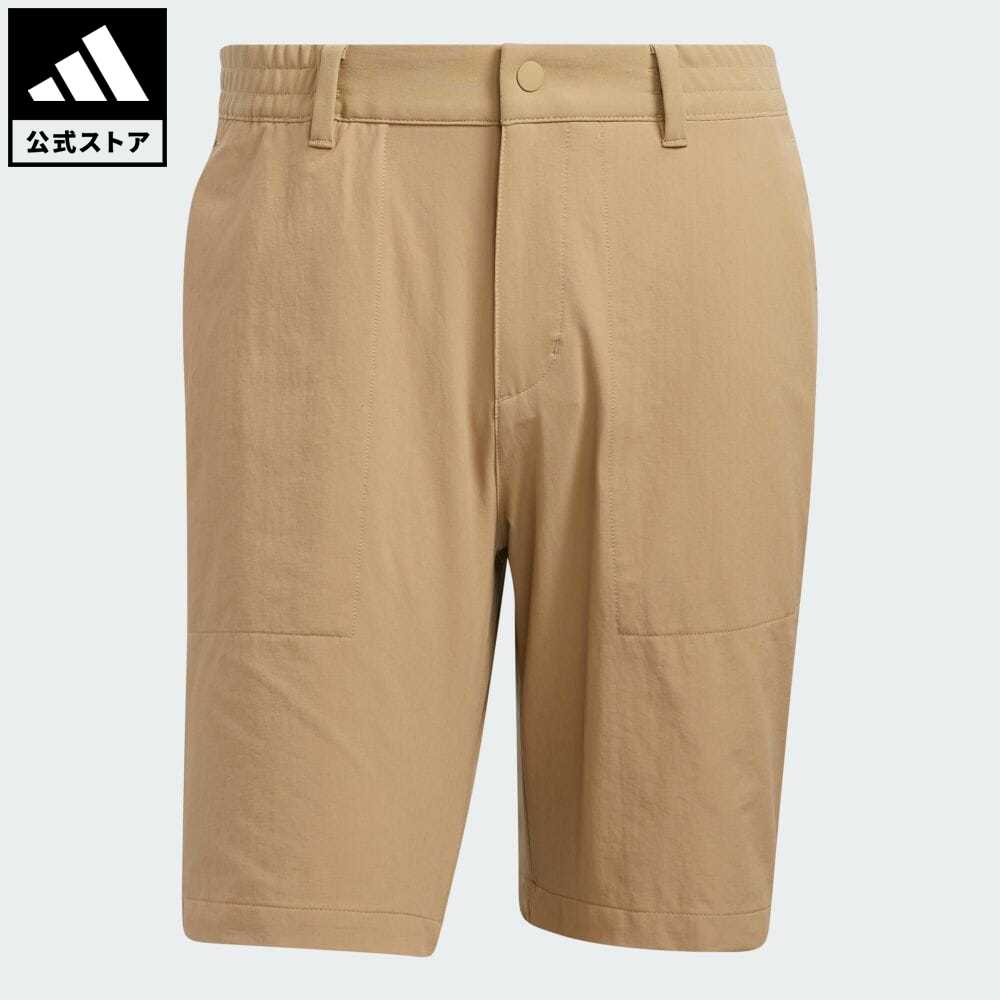 【公式】アディダス adidas 返品可 ゴルフ ファブリックミックス ショートパンツ メンズ ウェア・服 ボトムス ハーフパンツ ブラウン HA9130