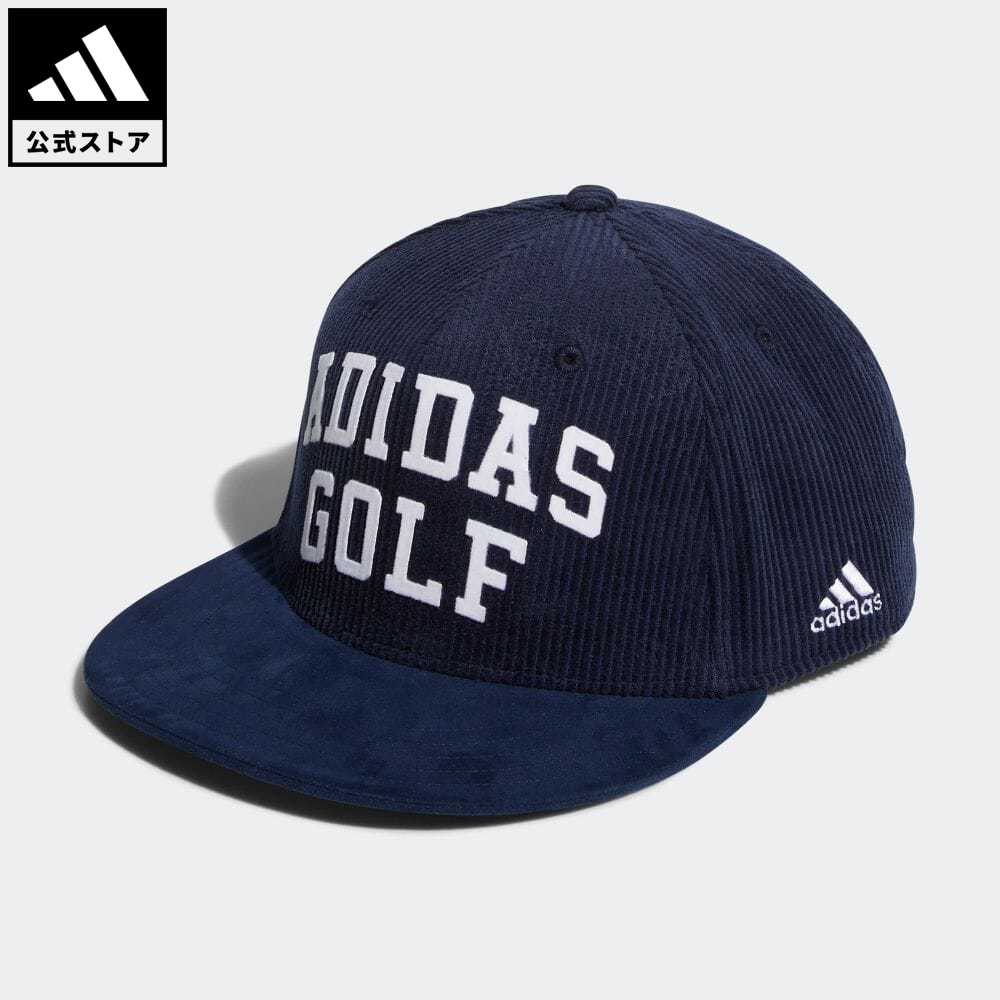 アディダス 【公式】アディダス adidas 返品可 ゴルフ コーデュロイ フラットビルキャップ メンズ アクセサリー 帽子 キャップ 青 ブルー HC3795 Gnot