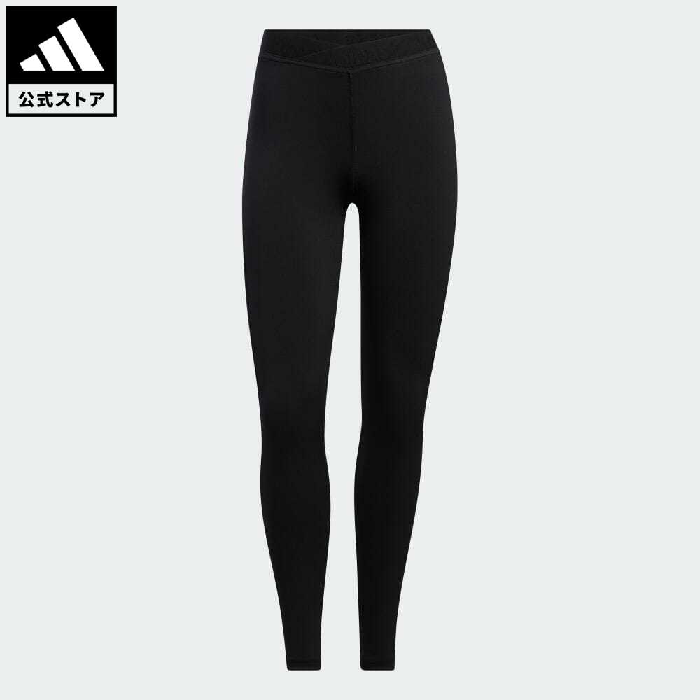 【公式】アディダス adidas 返品可 ゴルフ ストレッチ ベーシックレギンス レディース ウェア・服 ボトムス タイツ・レギンス 黒 ブラック HG4131 スポーツウェア レギンス