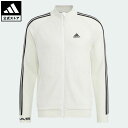 【公式】アディダス adidas 返品可 ゴルフ スリーストライプス 防風 長袖ライニングフルジップセーター メンズ ウェア 服 アウター ジャケット 白 ホワイト HP1993 Gnot