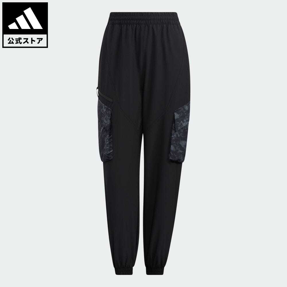 【60%OFF】 【公式】アディダス adidas 返品可 ウーブンパンツ オリジナルス レディース ウェア・服 ボトムス パンツ 黒 ブラック HS9493のサムネイル