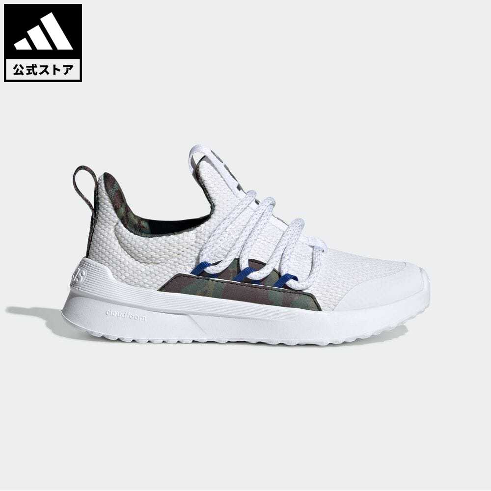 【公式】アディダス adidas 返品可 ランニング ライトレーサーアダプト 5 ライフスタイル ランニング スリッポン レース / Lite Racer Adapt 5 Lifestyle Running Slip-On Lace スポーツウェア キッズ／子供用 シューズ・靴 スポーツシューズ 白 ホワイト GW7156 ランニン…