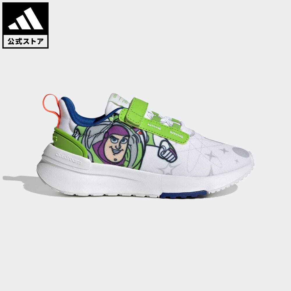 【公式】アディダス adidas 返品可 アディダス × ディズニー レーサー TR21 トイ・ストーリー バズ・ライトイヤー / adidas × Disney Racer TR21 Toy Story Buzz Lightyear スポーツウェア キッズ／子供用 シューズ・靴 スニーカー 白 ホワイト GY6645 ローカットのサムネイル