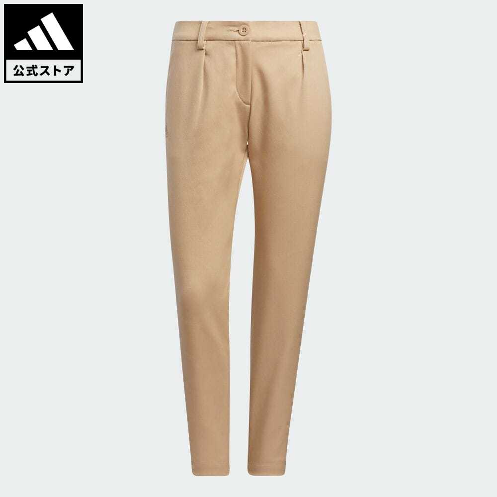 【公式】アディダス adidas 返品可 ゴルフ PLAY GREEN EX STRETCH ストレッチツイル アンクルパンツ レディース ウェア・服 ボトムス パンツ ベージュ HC3770