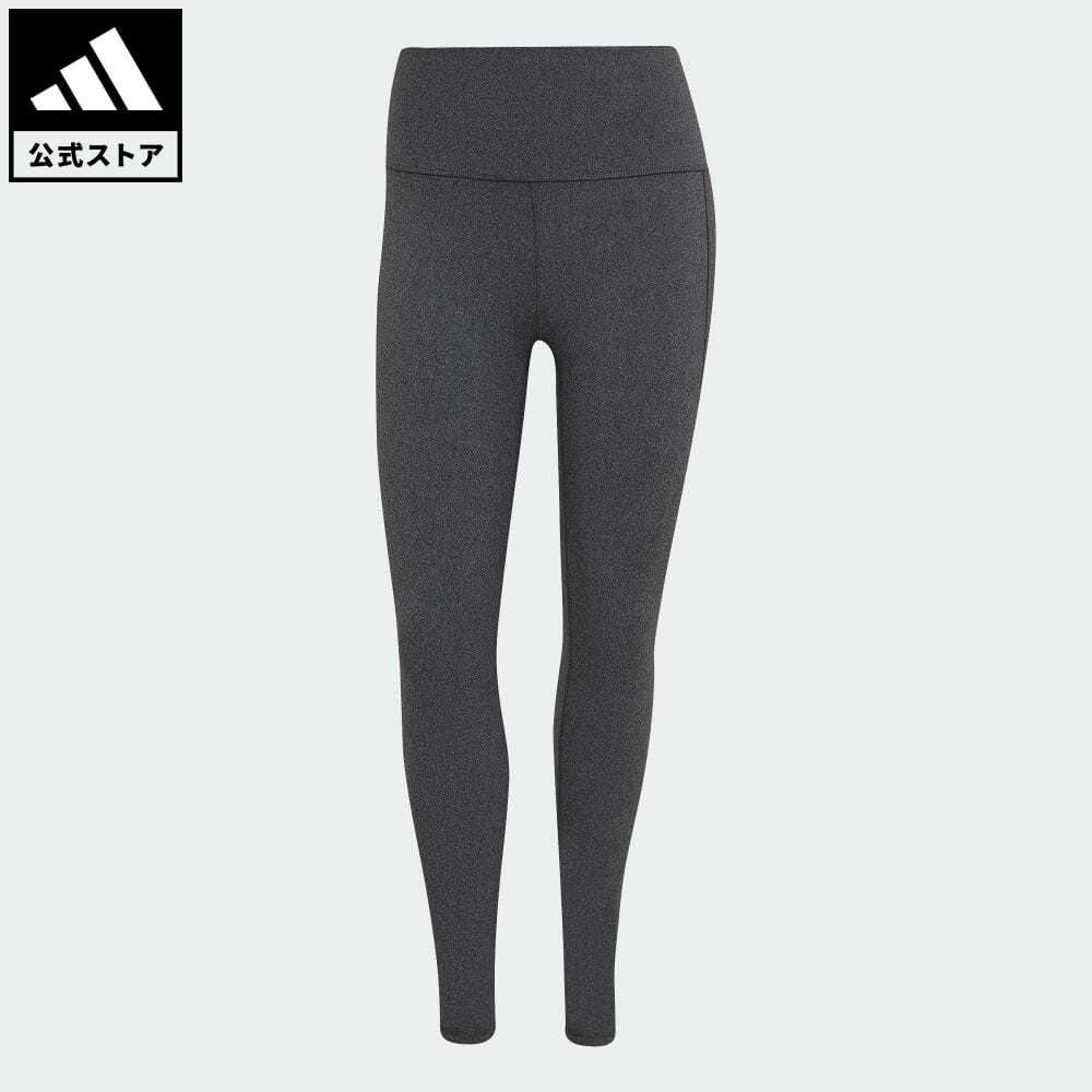 【公式】アディダス adidas 返品可 ジム・トレーニング アディダス ヨガスタジオ 7/8丈 タイツ レディース ウェア・服 ボトムス タイツ・レギンス グレー HK6614 フィットネスウェア スポーツウェア レギンス