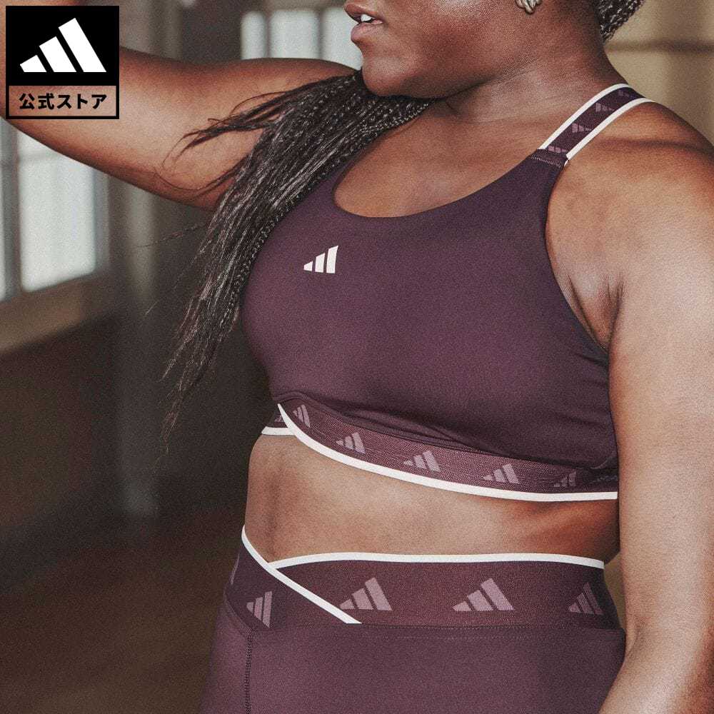 【60%OFF】 【公式】アディダス adidas 返品可 ヨガ Powerimpact トレーニング ミディアムサポート テックフィットブラ レディース ウェア・服 トップス スポーツブラ・スポブラ 赤 レッド HN7252のサムネイル