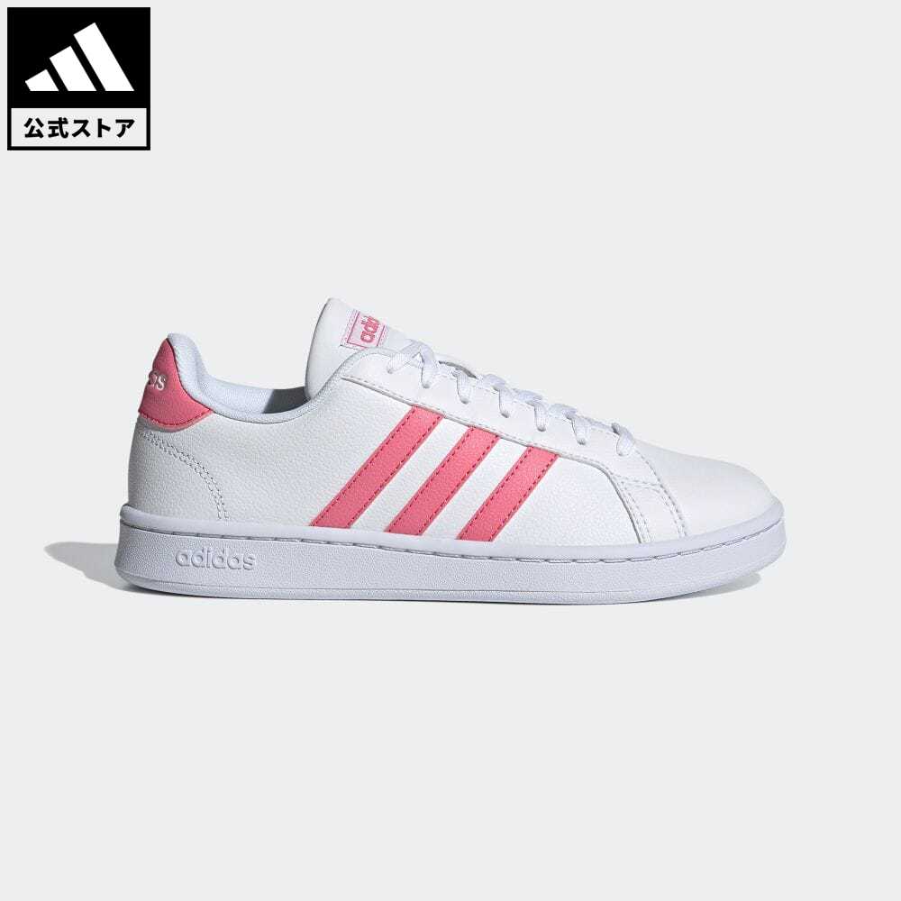 【公式】アディダス adidas 返品可 テニス GRANDCOURT LEA W スポーツウェア レディース シューズ・靴 スニーカー 白 ホワイト GZ8186 テニスシューズ ローカット